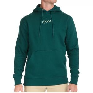 Good Good men’s fleece golf hoodie ivy green like new size Medium